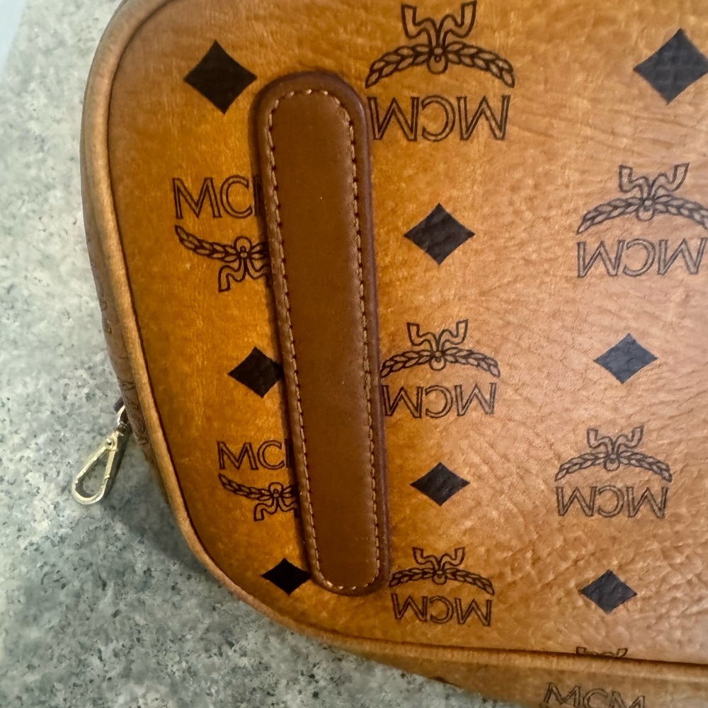 MCM Orange and Brown Women's Tote Bag - Picture 4 of 7